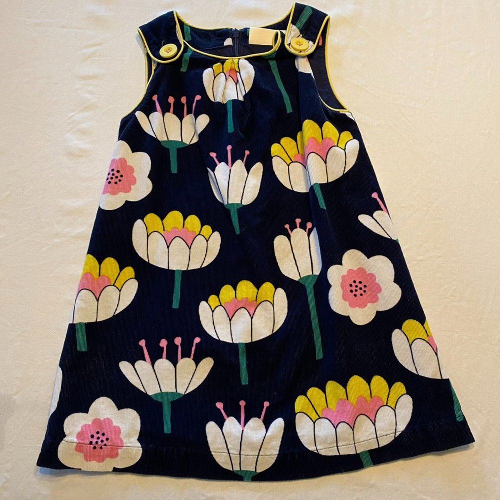 Mini Boden Flowers Corduroy Jumper